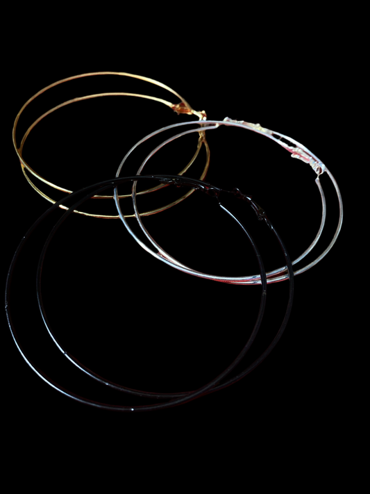 Simple Regular size Hoops